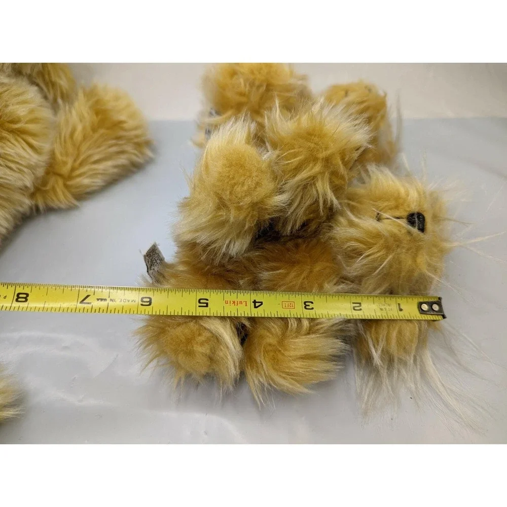 Russ Sparkle‎ Dog Plush Terrier Golden 2 Puppies Lot Stuffed Animal Toy